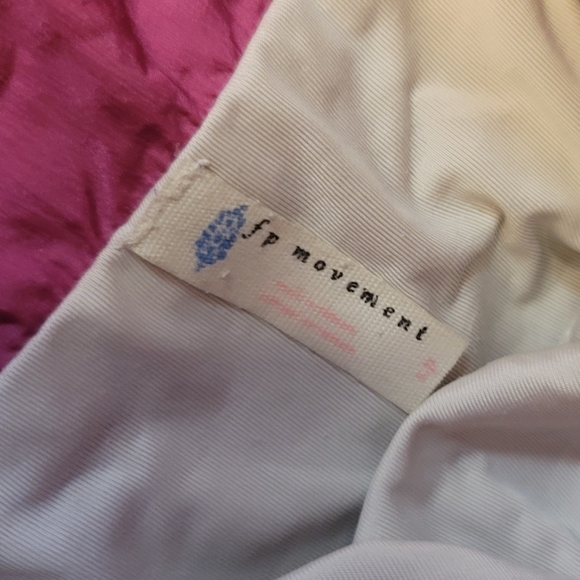 FP Nylon running shorts hot pink fuscia with back mesh pocket "The Way" Movement - Picture 8 of 8